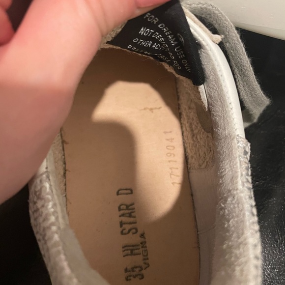 Women’s Golden Goose Hi Star Platform Sneakers Size 5 - Picture 8 of 10
